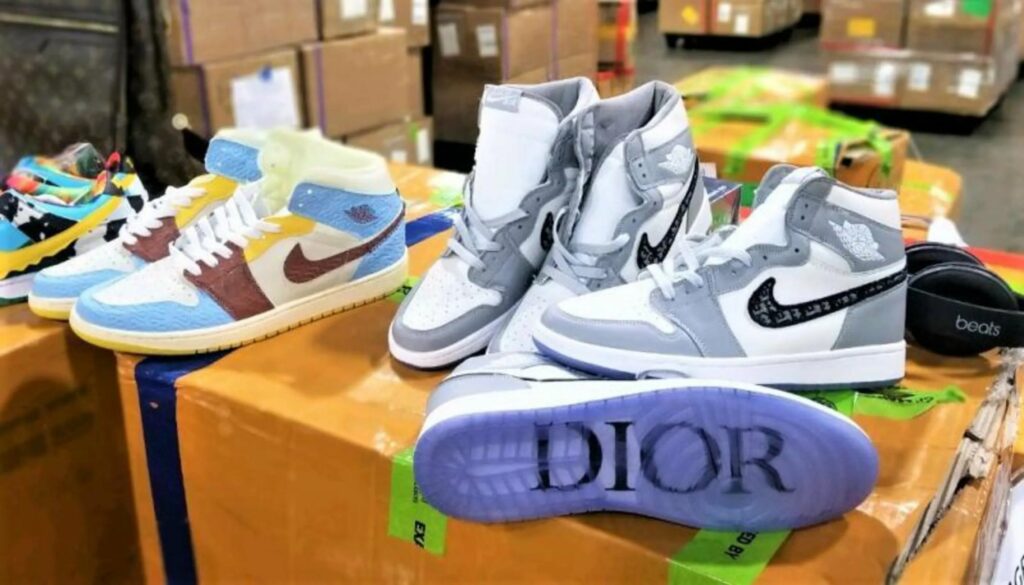 Customs seizes fake Dior Jordans, chunky Dunky SBs, and Viagra pills